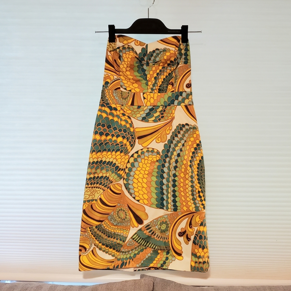 NWT Banana Republic Trina Turk collection strapless midi dress women's size 0
